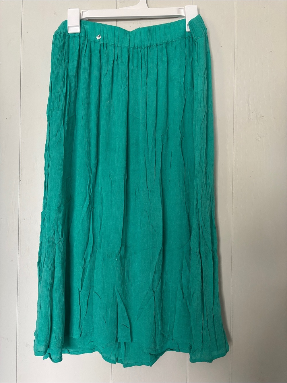 NWOT Kim Rogers Teal Maxi Skirt